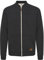 Blend BHArco Herren Sweatjacke Collegejacke Cardigan mit kurzem Stehkragen Reißverschluss Kängurutasche Baumwollmischung Regular fit, Größe:M, Farbe:Black (70155)