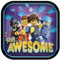 Amscan Lego Movie 2 Square Paper Plates 18 centimeter