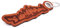 Samunshi® Leder Schlüsselanhänger mit Gravur New York Geschenke Made in Germany 12x3,7cm Cognac braun/graviert