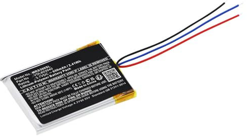 subtel, Akku für Headset kompatibel mit Marshall Major 3, Monitor, Major II (650mAh, 3.8V) Ersatzakku VDL603040