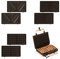 CREATE/STONE STUDIO/Doppelter Sandwichmaker und Grill in Schwarz / 3 austauschbare Platten: Grill, Waffel und Sandwich, Antihaftbeschichtung, 100º Öffnung, 2 Scheiben, Retro-Stil, 800W