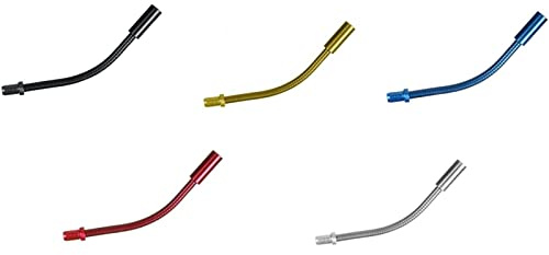 Flexible V Brake Cable Noodle Routing Guide Pipe Perfect for MTB in 5 Colours (Black)