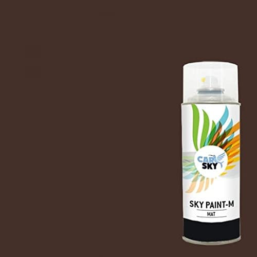 CARSKY Bombe de peinture RAL Brun Chocolat 8017 finition mat 400ml