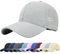 Baynetin Mesh Baseball Kappe, Atmungsaktive Schnell Trocknend Basecap, Masche Freizeit UV Baseballmütze Sport Cap Verstellbar (Hellgrau)