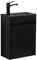 WC Badmöbel Sinta 40x22 cm Schwarz Schwarzes Waschbecken - Schrank Waschbecken Badezimmer Toilette