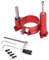 Router Lift Router Table Insert Plate Lift Base, Router Table Lift Base Under Table Router Base with Hand Crank Handle for 63.8 to 65mm Diameter Motors, Max Lift 47mm Woodworking Lifting Table Base