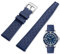 Niziruoup Bracelet de Montre Caoutchouc Fluoré 18mm 20mm 22mm Tropical Style Ventilé Dégagement Rapide Original FKM Bracelets de Montre Intelligentes Remplacement Bande pour Omega