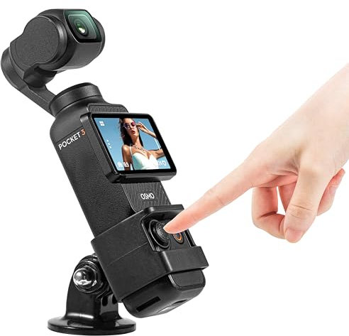 Tomat Osmo Pocket 3 Erweiterungsadapter, Osmo Pocket 3 Erweiterungsadapter Montagesatz, Quick Clip Montagesatz mit Erweiterungsrahmen, Kompatibel mit Osmo Pocket 3 Kreativ Combo
