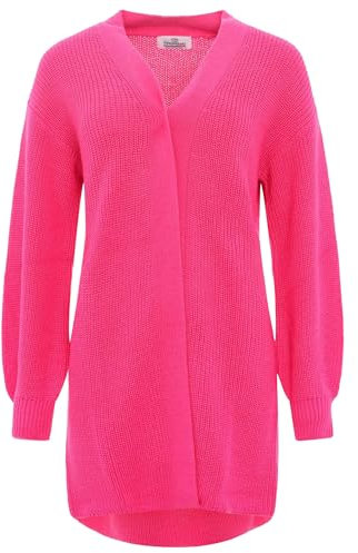 Zwillingsherz Cardigan für Damen Frauen - Hochwertiger Mantel Überwurf warm kuschelig weich – Strickjacke Cape Umhang Strick Frühjahr Herbst Winter