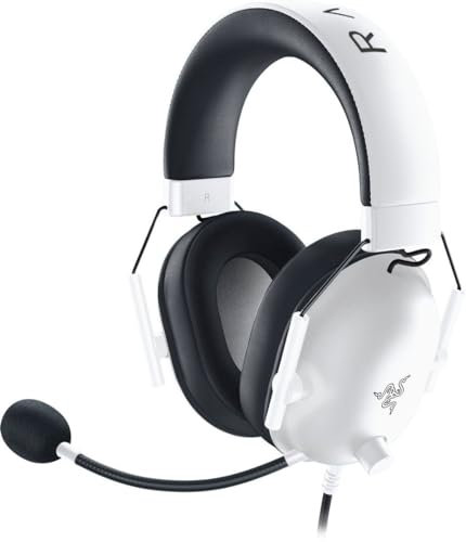 Razer - BlackShark V2 X Wired Gaming Headset for PC, PS5, PS4, Switch, Xbox X|S and Xbox One - White (Renewed)