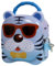 Tirelire,Tirelire Cochon Bleu Tigre Tirelires Aider Les Enfants à Commencer à Economiser Tirelire Enfant Garcon Cadeaux Boite a Economie Décorations Drôle avec Cadenas Et Clés Tirelire Enfant