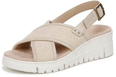 Vionic Uptown Sonoma Women's Sandals with Arch Support Beige UK 8 Medium Fit