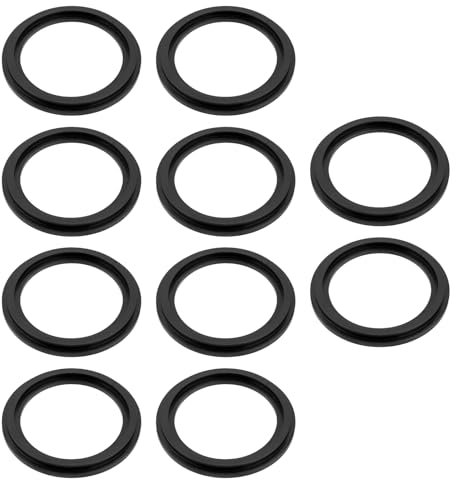Create idea 10pcs Joints en Caoutchouc pour Valve Submersible Compatible avec Intex 10745 P6029 Diamètre Extérieur 56 Mm Diamètre Intérieur 41,5 Mm Hauteur 4,6 Mm Noir