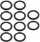 Create idea 10 StückGummidichtung für Tauchventile Kompatibel mit Intex 10745 P6029 Außendurchmesser 56 Mm Innendurchmesser 41,5 Mm Höhe 4,6 Mm Schwarz