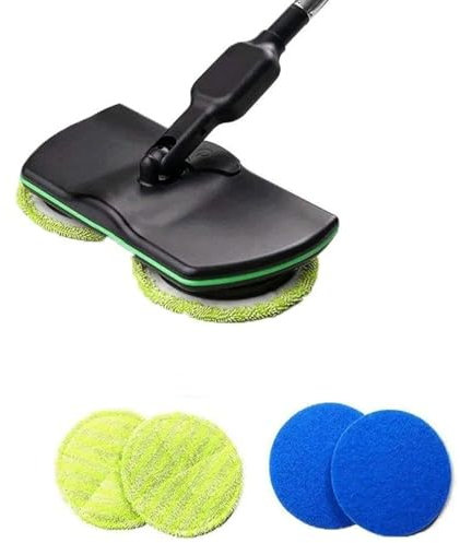 Electric Mop, Rechargeable Mops For Cleaning Floors, Cordless Floor Cleaning Spin Mop Polisher Scrubber For Home Hardwood Tile PVC Floor