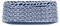 Gisela Graham Ceramic Trinket Dish, Navy Blue Leaf Pattern, Small