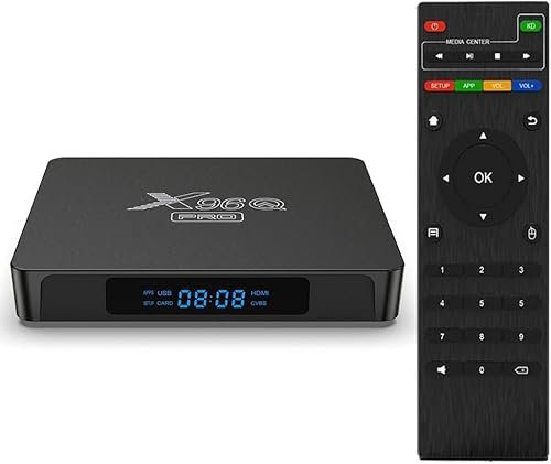 X96Q Pro décodeur Multimédia de Diffusion en continu 2Go/16Go Lecteur x96mini Smart TV Box WiFi, avec Allwinner H313, TV Box Android 10.0 Prend en Charge 4K HD, H256