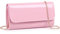 Clutch aus Lackleder für Damen, Abendtasche, stilvolle Schultertasche für Weihnachten, Hochzeit, Party, Abschlussball, Pink 018