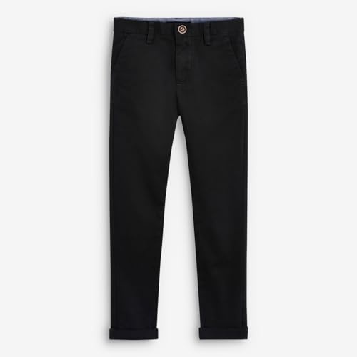 NEXT Jungen Chinohose mit Stretch (3-16 Jahre) – Skinny Fit Schwarz 170