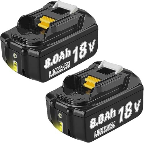 2 Pack BL1850B 8.0Ah Replacement Battery for BL1860B BL1850B BL1840 BL1830 BL1860 BL1835 BL1845 BL1820B - High Capacity Lithium-Ion Battery Compatible with Cordless Tools