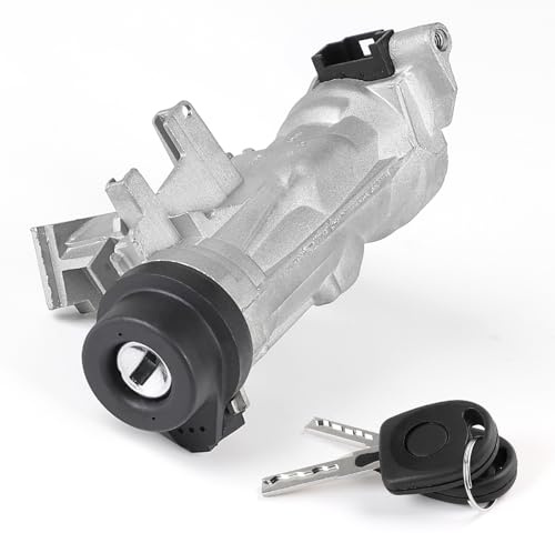 LALAGO Interruptor de encendido con llave de cilindro de bloqueo, Cerradura de encendido, 1K0905851B 1K0905865 para A1,A3, G.olf 5, G.olf 6, T.ouran, P.olo, A.ltea, I.biza, L.eon, O.ctavia