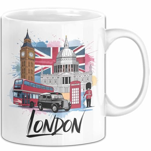 England London Tasse Geschenk Lustige Geschenkidee Spruch (Weiß)
