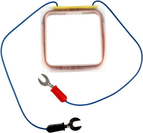 Experimentierkasten zur elektromagnetischen Induktion – Quadratische Kupferspule, Physiklaborinstrument Messung von Strom und Magnetfeld