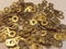 M4 BRASS WASHERS SOLID BRASS (4mm WASHERS 50-PACK)