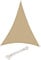WOLTU Toldo Vela de Sombra Triangular 5x7x7 m HDPE Transpirable Prevención Rayos UV Solar protección 85% Resistente y para Jardín, Patio, Exteriores Arena, Arena