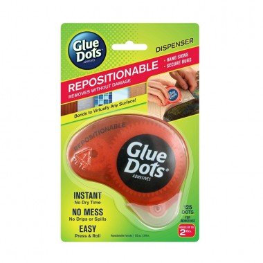 Glue Dots Dispenser Repositionable 125 dots
