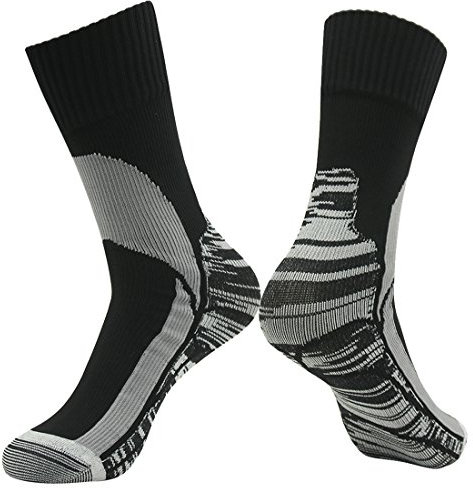 RANDY SUN Elite Business Barfuß-Laufsocken für Herren, Schwarz/Grau
