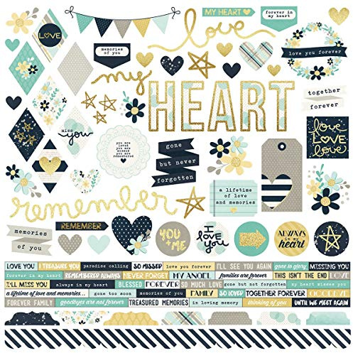 Simple Stories SI10499 Combo Sticker, 12 inch x 12 inch