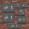 Active Window Films Rustic Natural Slate House Gate Sign Plaque Door Number Personalised Name Plate (Style 13)