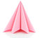 Prime Guest Servietten ROSA, Premium Edition für Hochzeiten und Feiern, aus Prime Guest Airlaid, stoffähnlich, 50er Packung, 50 Stück, 40 x 40 cm, ¼ Falz