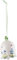 Villeroy & Boch New Flower Bells Ornament Glockenblume 6 Stück Nr. 1486356407 und 4er Set EKM Living Edelstahl Strohhalme