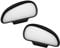 Opaltool 2pcs Espejo de Punto Ciego del Coche de Gran Angular Ajustable Espejo Auxiliar Retrovisor de 360 Grados Espejo Retrovisor Lateral Coche de Curvo para Coche Camión SUV RV Van