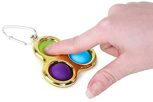 Toyland® Push Bubble Pop Bubble 'Pop It' Sensory Fidget Toy - Beaucoup de Choix (Porte-clés)