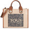 TOUS SHOPPING M. AMAYA K ICON MARRÓN-BEIGE, Damen Einkaufstasche, Marron, M -