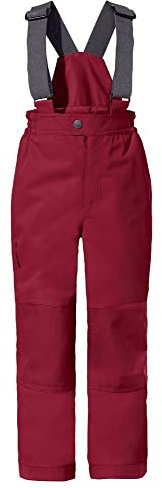VAUDE Snow Cup Pants III Schneehose Kinder – warme Skihose Kinder wasserdicht, winddicht & atmungsaktiv, abriebfeste Schneehose Jungen & Mädchen mit anpassbarer Beinlänge – Größe: 98