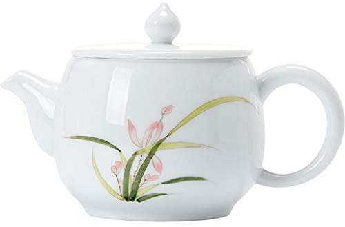 LZJN Teiera Premium Teiera in Ceramica squisita Inglese Set di Inglesi teiere Busto Porcellana Dipinta a Mano Globo teiera Creativo caffettiera 200ml / 6.8oz Facile da Pulire e da Usare (Color : A)