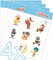 Mega Tattoo Set * UNSER SANDMÄNNCHEN * als Mitgebsel, Geschenk oder zum Spielen | 4 Bögen mit 36 Tattoos | Sandmann Aufkleber Bilder Sticker Kinder Kindergeburtstag Geburtstag
