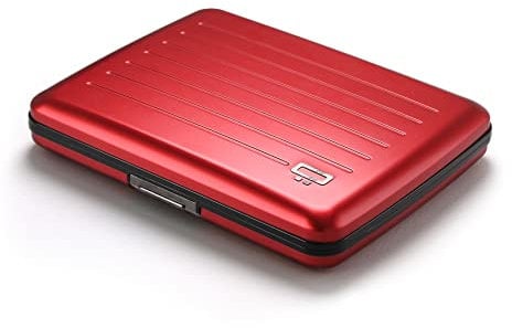 OGON Aluminium Geldbörse Smart Case V2 Large - Fach für Münzen und Banknoten - RFID Schutz Kartenhalter - Kapazität 10 Karten und Banknoten