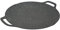 Atyhao Padella per Barbecue Coreana, Piastra Calda a Forma Curva Rotonda Nera per Il Campeggio (34 cm)
