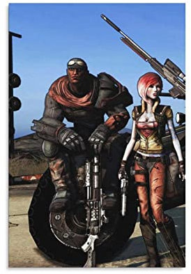 ACIDI Poster Und Gedruckte 60 * 90cm Borderlands Decorative Canvas Wall Art Soggiorno Poster Camera da letto Senza Cornice