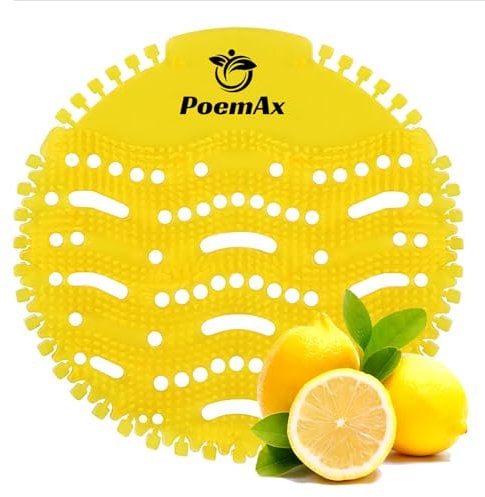 10 Pack Urinal Screen Deodorizer Mats, Long Bristle Anti-Splash Anti-Clogging Urinal Mats Scented Lasting Odor Freshener Urinal Cake –Ideal for Bathrooms, Restrooms, Offic