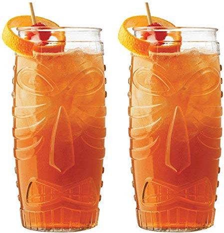 DUNSBY Totem Cocktailgläser Bar Glas Cocktail Glas Verdickte Totem Glass Cup Getränk Saftglas Drinkware Bar (Color : 2pcs592ml)