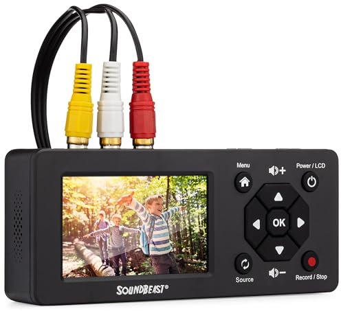 SoundBeast Video Capture Box 2.0 - Capture Video and Audio from VCRs, VHS, AV, RCA, S-Video, Hi8, Camcorders, DVD, Cassette Players, Stereos, Turntables