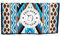 EQUIGEAR Western Show Horse Satteldecke aus neuseeländischer Wolle, Western-Design, handgefertigte Satteldecke, Wollpolster, Sensor Flex (Anpassung möglich), WZ68 (34x34)