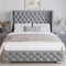 Blisswood Ottoman Storage Bed With Mattress, 4ft6 Double Upholstered Bed Frame, Ottoman Bed With Storage Gas Lift Opening Wooden Slats Bed Frame (4ft6 Double Bed With Mattress Included)