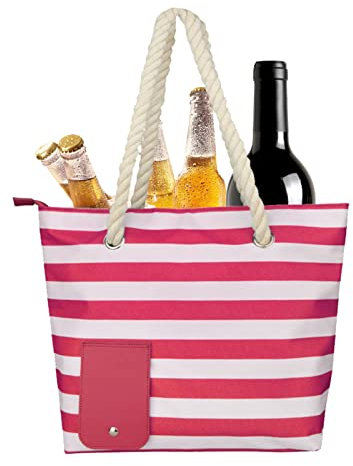 Weinhandtasche Strandwein Geldbörse Wein Tasche Wein Einkaufstasche Picknicktasche Mit Verstecktem Spender Strand Tote Weintasche Mit Isolierte Fach Wein Tragetasche Tasche Wärmedämmung Wein Tasche